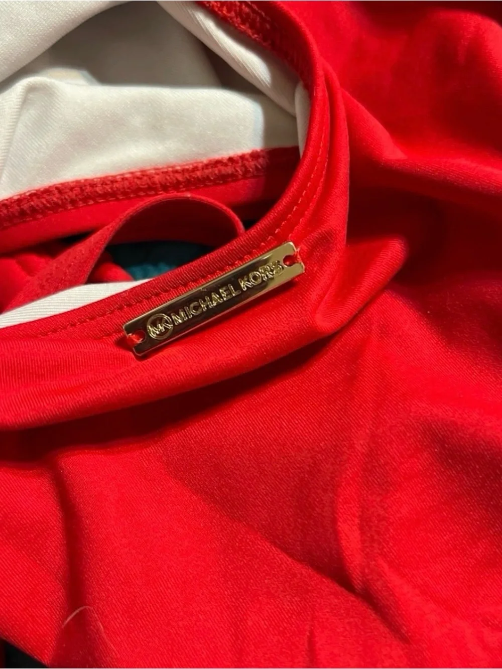 Michael Kors bright red